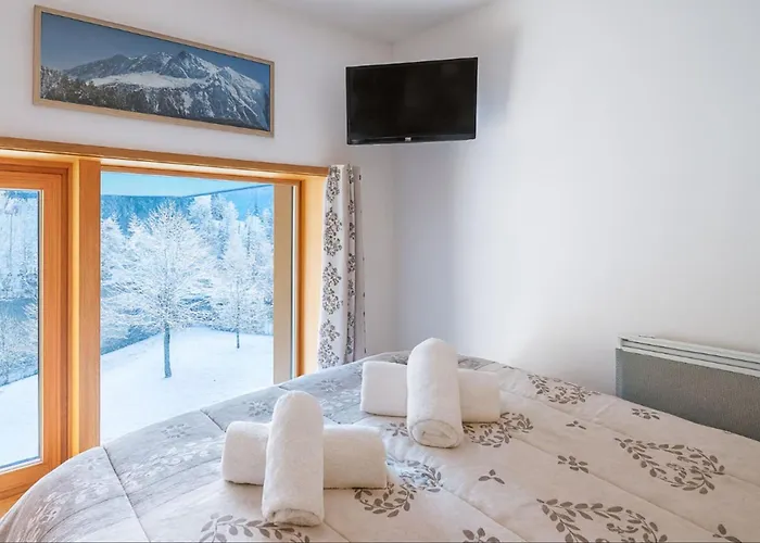 Bel Near The Slopes Argentiere Chamonix Mont Blanc